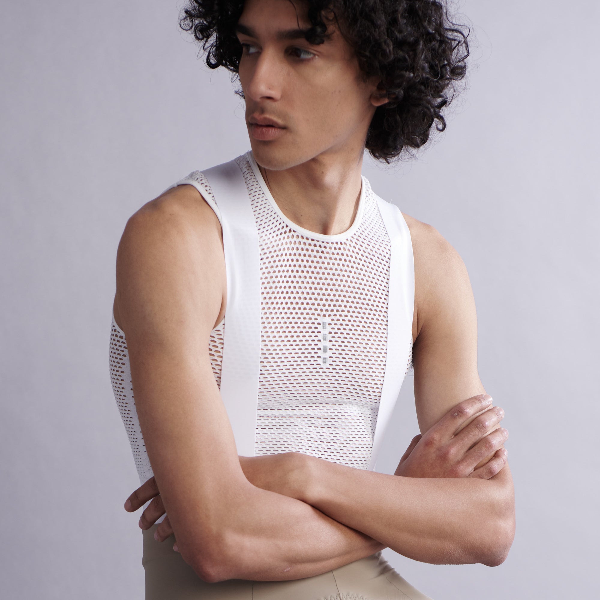 SML Mesh Base Layer White