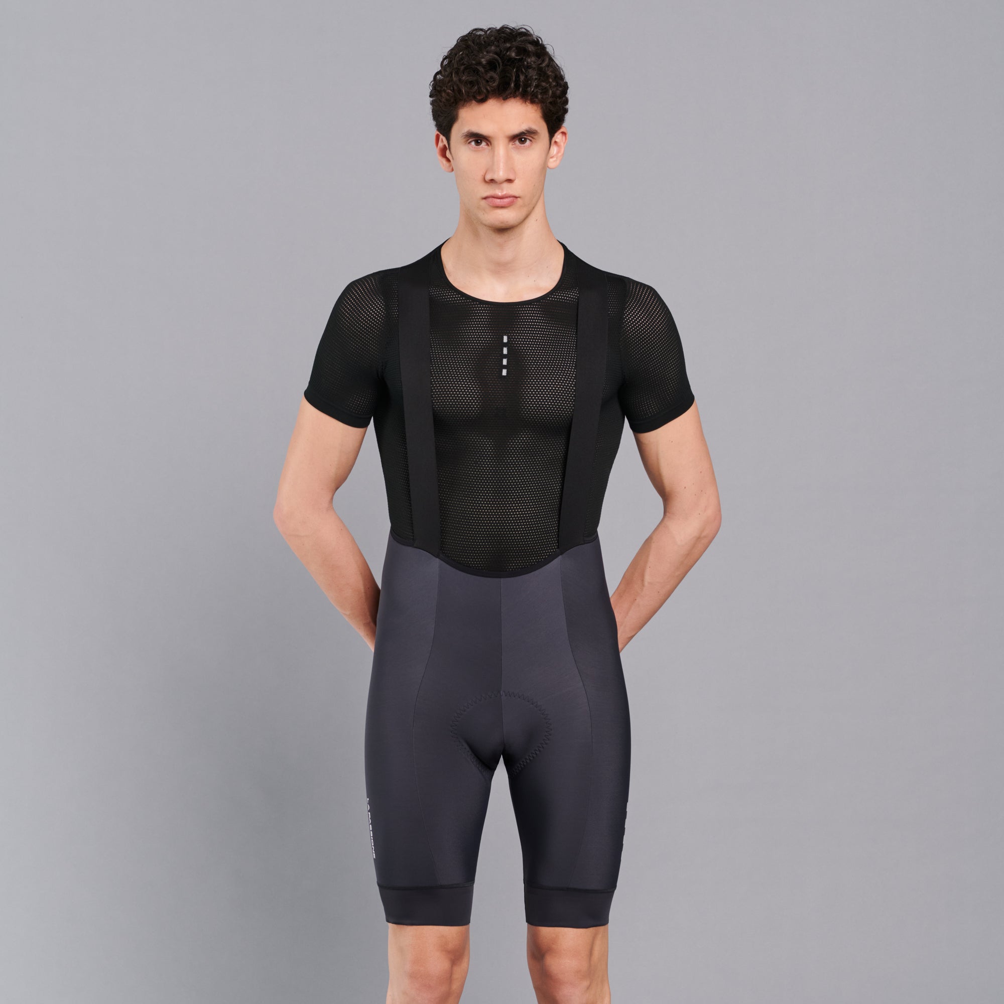 Believer Thermal Bib Shorts Dark Grey Men s Cycling Clothing La Passione La Passione Cycling Couture