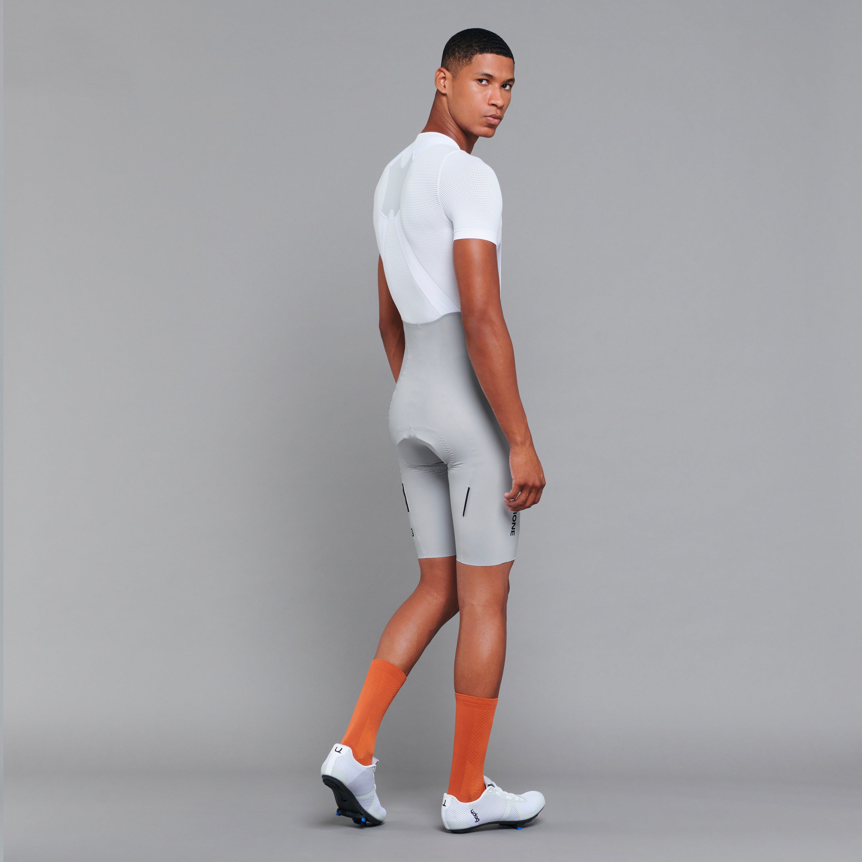 Dreamer Bib Shorts Silver Grey