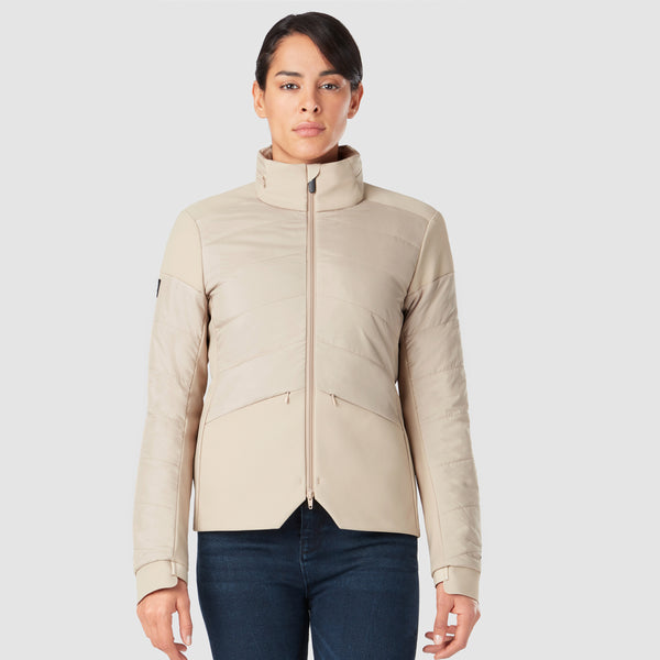 Commuter Insulated Jacket Sand: Women's Cycling Clothing – La