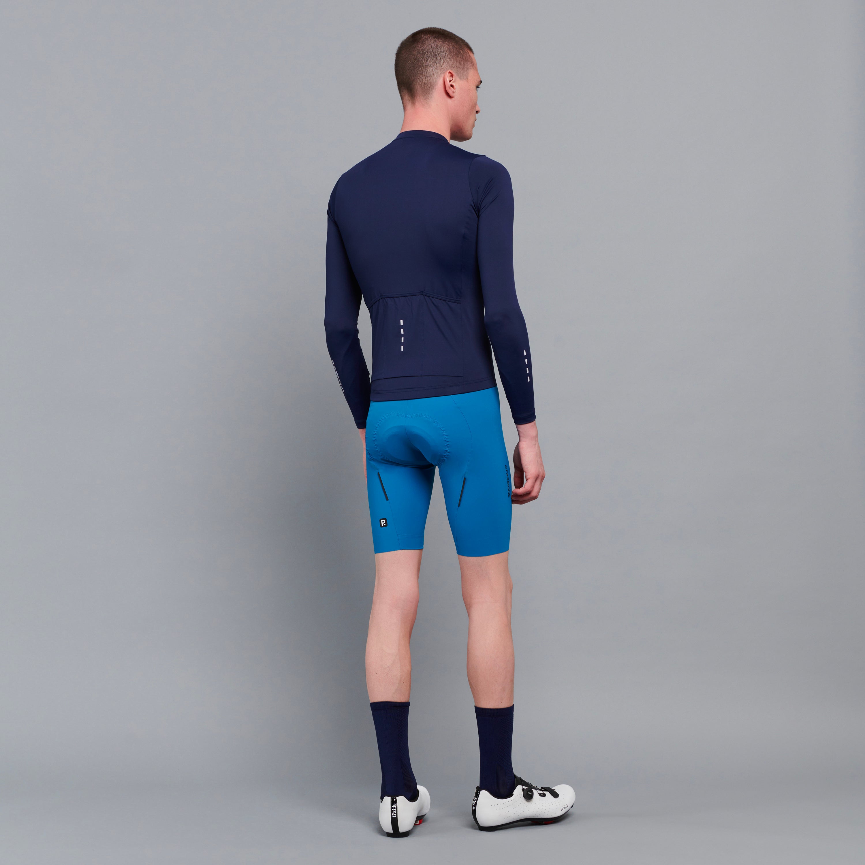 PSN Evo Long Sleeve Jersey Blue | Men's Cycling Clothing La 